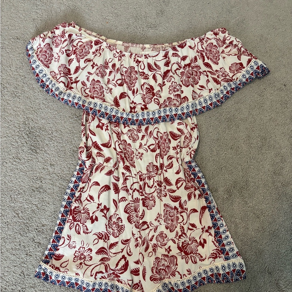 Socialite Burgundy Floral Top
